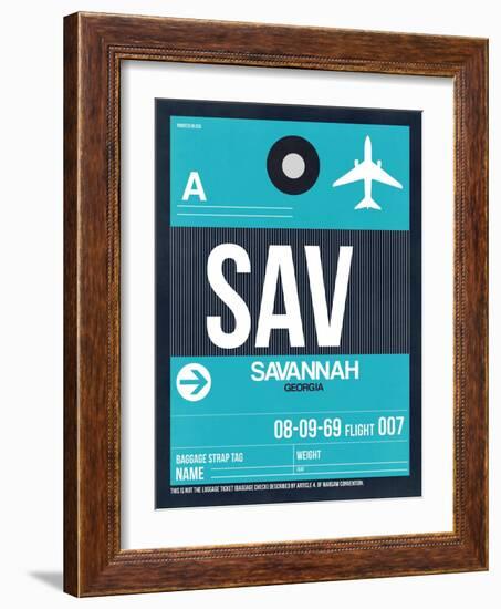 SAV Savannah Luggage Tag II-NaxArt-Framed Art Print