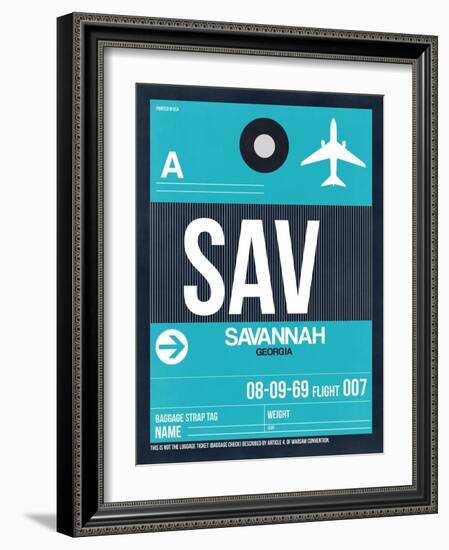 SAV Savannah Luggage Tag II-NaxArt-Framed Art Print