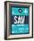 SAV Savannah Luggage Tag II-NaxArt-Framed Art Print