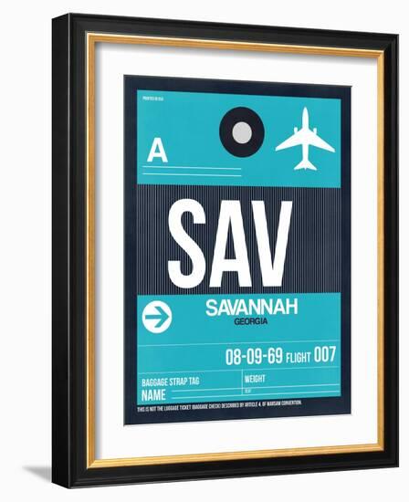 SAV Savannah Luggage Tag II-NaxArt-Framed Art Print