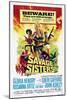 SAVAGE SISTERS, US poster, from left: Gloria Hendry, Cheri Caffaro,  Rosanna Ortiz, 1974.-null-Mounted Art Print