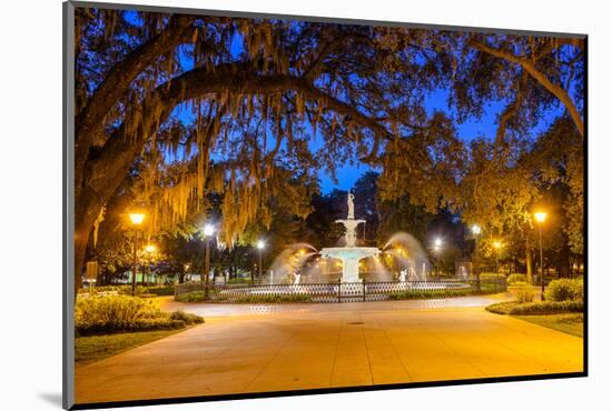 Savannah, Georgia, USA at Forsyth Park.-SeanPavonePhoto-Mounted Photographic Print