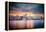 Savannah, Georgia, USA Riverfront Skyline.-SeanPavonePhoto-Framed Premier Image Canvas