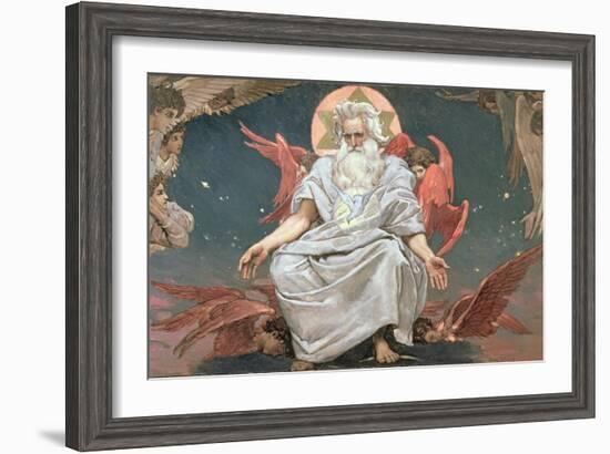 Savaoph, God the Father, 1885-96-Victor Mikhailovich Vasnetsov-Framed Giclee Print