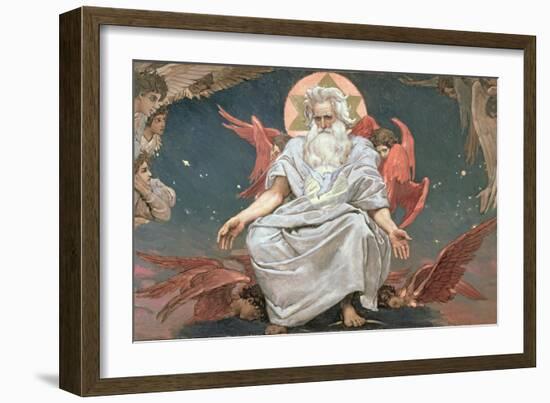 Savaoph, God the Father, 1885-96-Victor Mikhailovich Vasnetsov-Framed Giclee Print