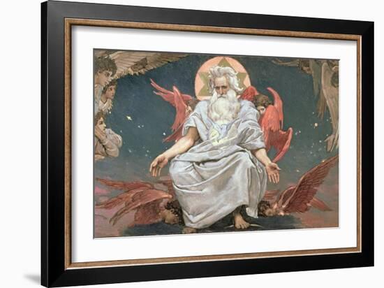 Savaoph, God the Father, 1885-96-Victor Mikhailovich Vasnetsov-Framed Giclee Print