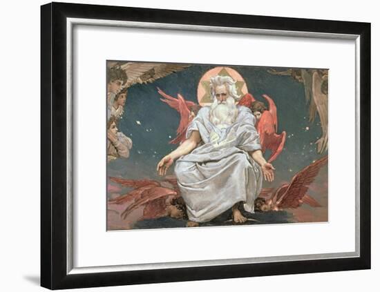 Savaoph, God the Father, 1885-96-Victor Mikhailovich Vasnetsov-Framed Giclee Print