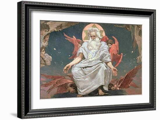 Savaoph, God the Father, 1885-96-Victor Mikhailovich Vasnetsov-Framed Giclee Print