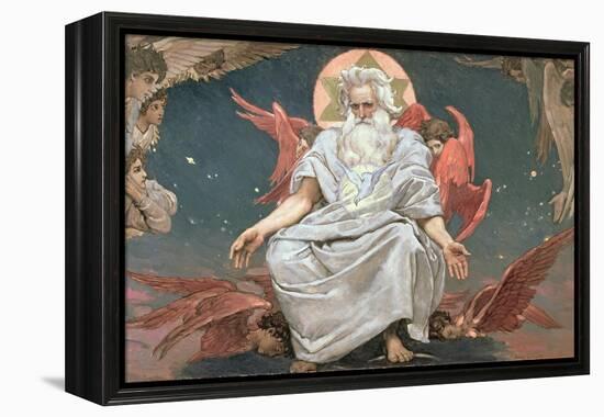 Savaoph, God the Father, 1885-96-Victor Mikhailovich Vasnetsov-Framed Premier Image Canvas