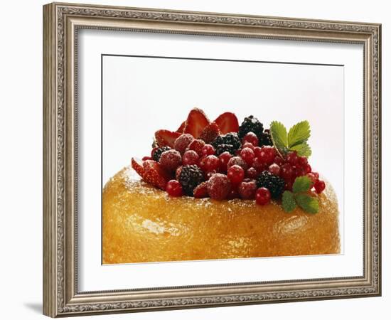 Savarin with Assorted Berries-null-Framed Photographic Print