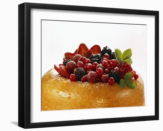 Savarin with Assorted Berries-null-Framed Photographic Print