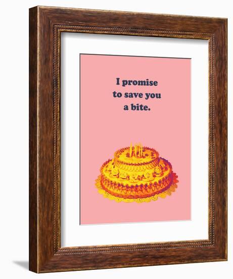 Save A Bite-null-Framed Art Print