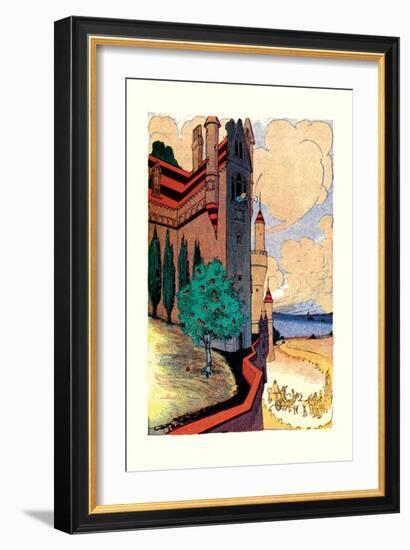 Save Me, My Friend, Save Me!-John R. Neill-Framed Art Print