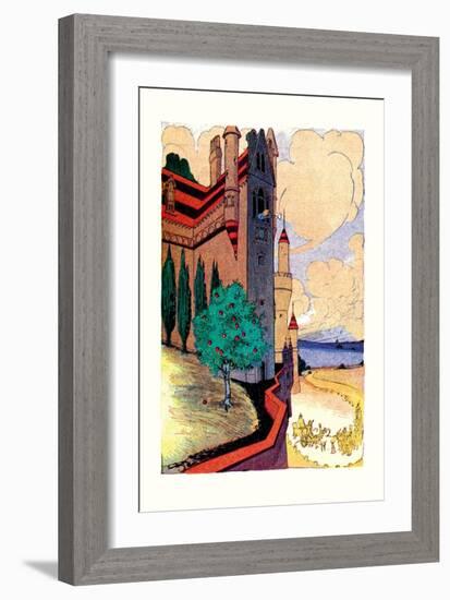 Save Me, My Friend, Save Me!-John R. Neill-Framed Art Print