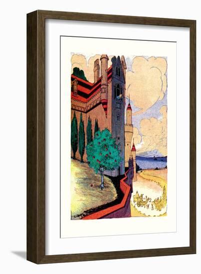 Save Me, My Friend, Save Me!-John R. Neill-Framed Art Print