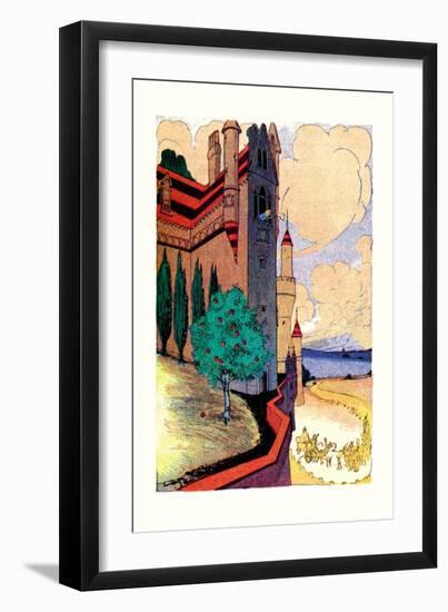 Save Me, My Friend, Save Me!-John R. Neill-Framed Art Print