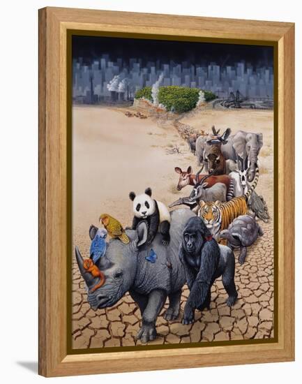 Save Our Environment-Harro Maass-Framed Premier Image Canvas