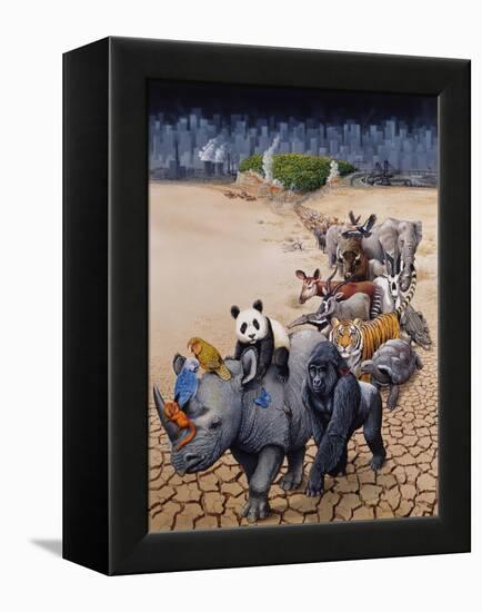 Save Our Environment-Harro Maass-Framed Premier Image Canvas