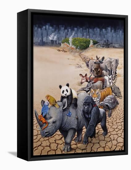 Save Our Environment-Harro Maass-Framed Premier Image Canvas