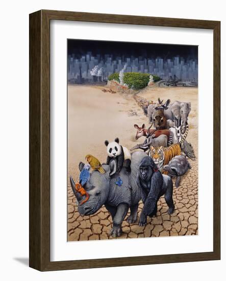 Save Our Environment-Harro Maass-Framed Giclee Print