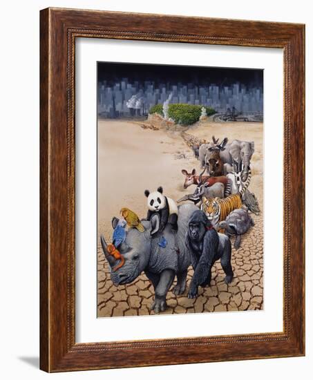 Save Our Environment-Harro Maass-Framed Giclee Print