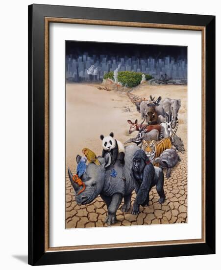 Save Our Environment-Harro Maass-Framed Giclee Print