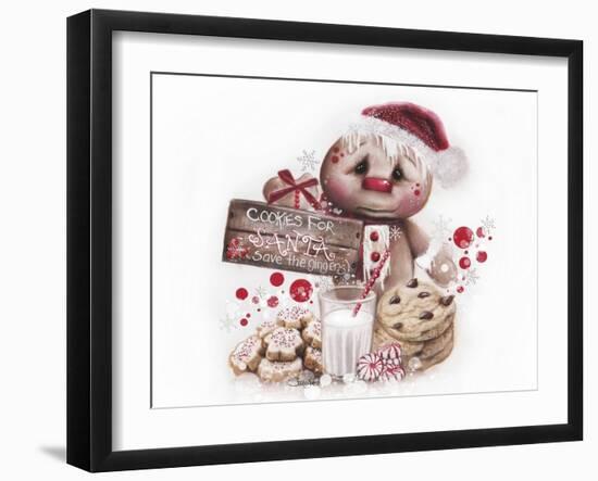 Save the Gingers - Christmas-Sheena Pike Art And Illustration-Framed Giclee Print