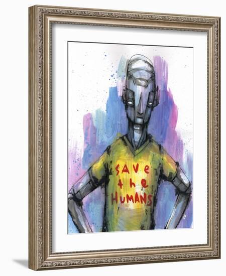 Save The Humans-Ric Stultz-Framed Giclee Print