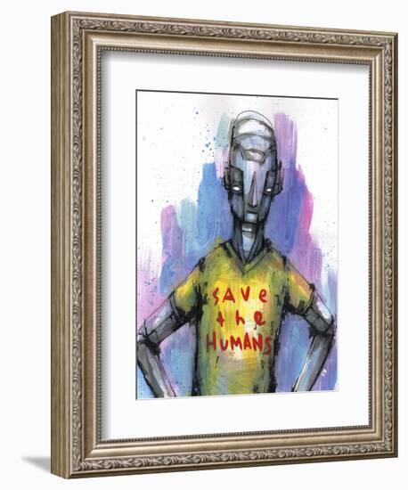 Save The Humans-Ric Stultz-Framed Giclee Print