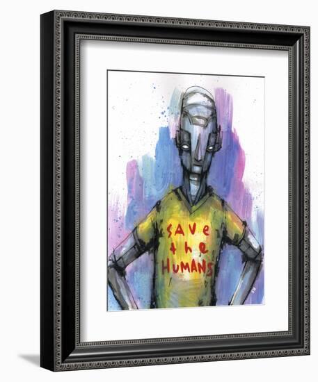 Save The Humans-Ric Stultz-Framed Giclee Print