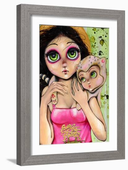 Save the Planet-Coco Electra-Framed Art Print