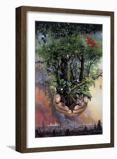 Save the Rainforest-Harro Maass-Framed Giclee Print