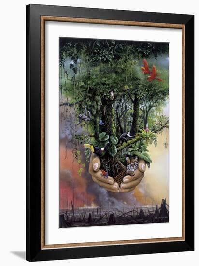 Save the Rainforest-Harro Maass-Framed Giclee Print