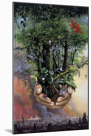 Save the Rainforest-Harro Maass-Mounted Giclee Print