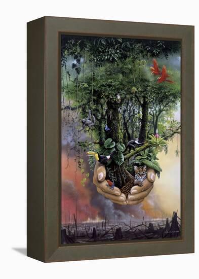 Save the Rainforest-Harro Maass-Framed Premier Image Canvas