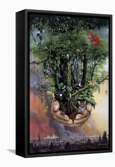 Save the Rainforest-Harro Maass-Framed Premier Image Canvas