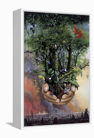 Save the Rainforest-Harro Maass-Framed Premier Image Canvas