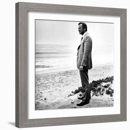 Save the Tiger, Jack Lemmon, 1973, Alone on the Shore-null-Framed Photo