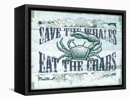 Save the Whales-null-Framed Premier Image Canvas
