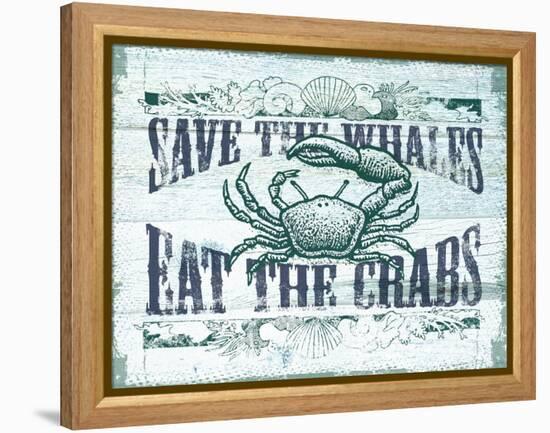 Save The Whales-The Saturday Evening Post-Framed Premier Image Canvas