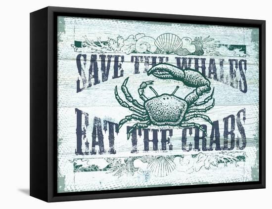 Save The Whales-The Saturday Evening Post-Framed Premier Image Canvas