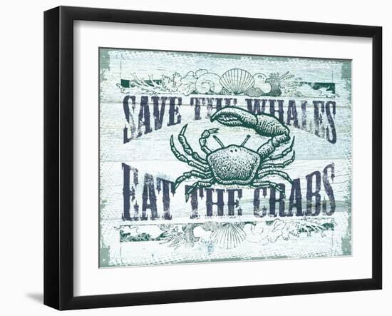 Save The Whales-The Saturday Evening Post-Framed Giclee Print