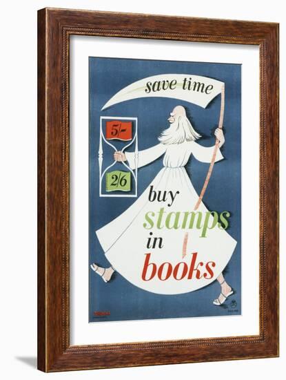 Save Time Buy Stamps in Books-Thomas-Framed Art Print