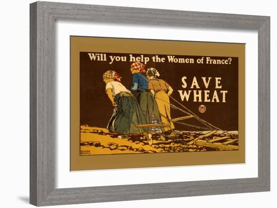 Save Wheat-Edward Penfield-Framed Art Print