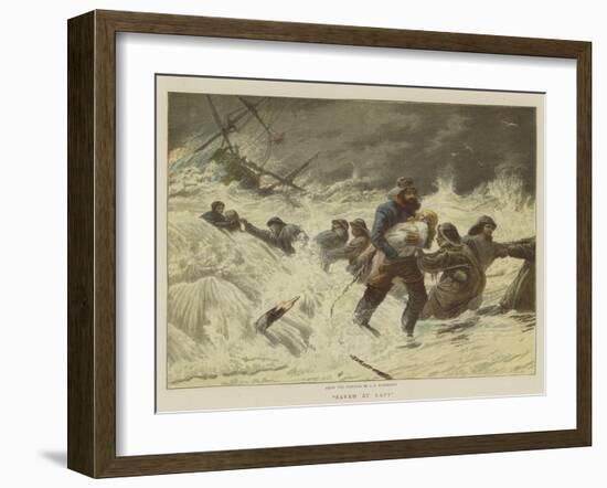 Saved at Last-Charles Joseph Staniland-Framed Giclee Print