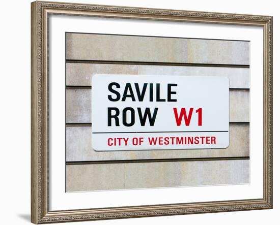 Savile Row-Joseph Eta-Framed Giclee Print