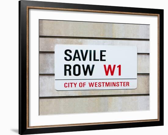 Savile Row-Joseph Eta-Framed Giclee Print