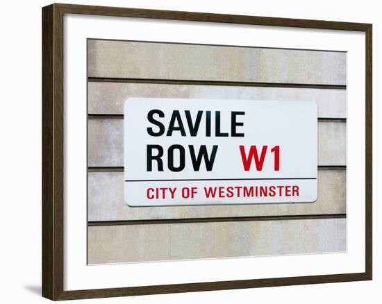 Savile Row-Joseph Eta-Framed Giclee Print