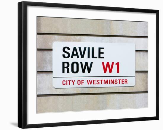 Savile Row-Joseph Eta-Framed Giclee Print