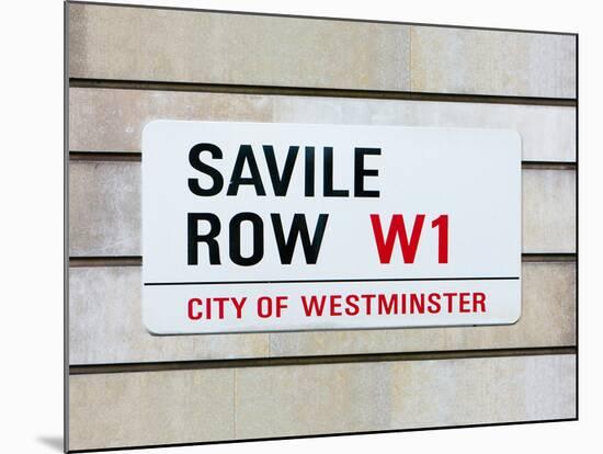 Savile Row-Joseph Eta-Mounted Giclee Print